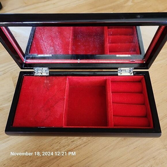 Vintage Toyo Music Jewelry Box Made in Japan Cherry Blossom Works See Video - Picture 3 of 16